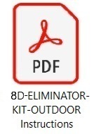8D-ELIMINATOR-KIT-OUTDOOR Instructions
